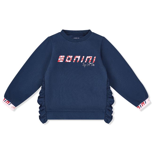 Picture of Bonini by A* Dee Strive Tape Cuff Sweatshirt - Blue Navy