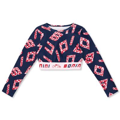 Picture of Bonini by A* Dee Power Letter Print Sport Top - Blue Navy