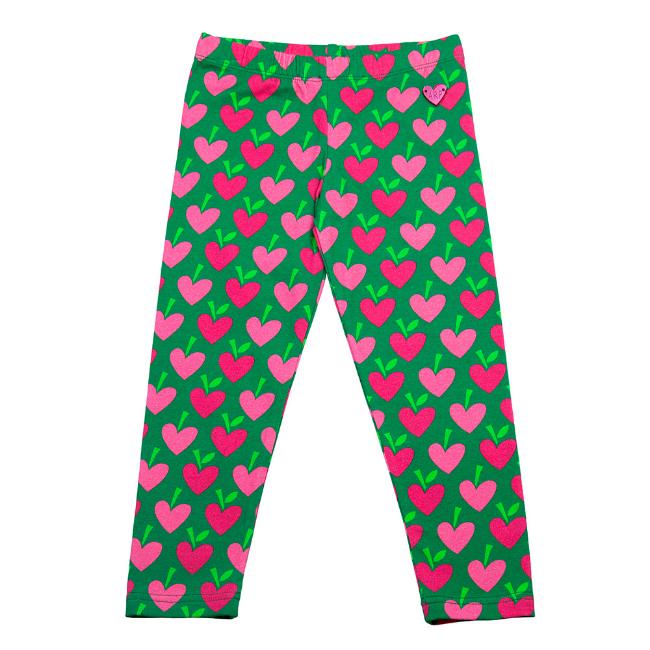 Picture of Agatha Ruiz De La Prada Strawberry Leggings - Green Pink