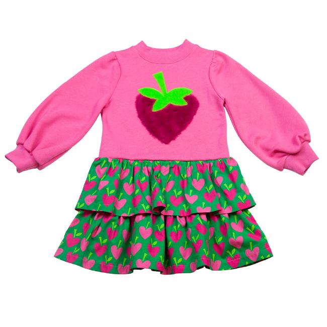 Picture of Agatha Ruiz De La Prada Strawberry Mix Sweatshirt - Fuchsia Pink