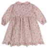 Picture of Sarah Louise Girls Smocked Ditsy Floral  Dress - Rose Pink