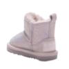 Picture of Lelli Kelly Toddler Girls Easy On Diamante Sheepskin Boot - Light Grey