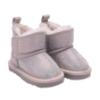 Picture of Lelli Kelly Toddler Girls Easy On Diamante Sheepskin Boot - Light Grey