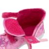 Picture of Lelli Kelly Girls Bella Mid Ankle Boot With 3 Front Straps & Curly Fleece Lining - Rosa Fantasia