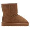 Picture of Lelli Kelly Girls Embossed Hearts & Rhinestone Sheepskin Boot - Chestnut