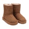 Picture of Lelli Kelly Girls Embossed Hearts & Rhinestone Sheepskin Boot - Chestnut