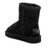 Picture of Lelli Kelly Girls Embossed Hearts & Rhinestone Sheepskin Boot - Black