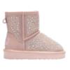 Picture of Lelli Kelly Girls Rhinestone Sheepskin Mid Calf Boot - Rosa Pink 