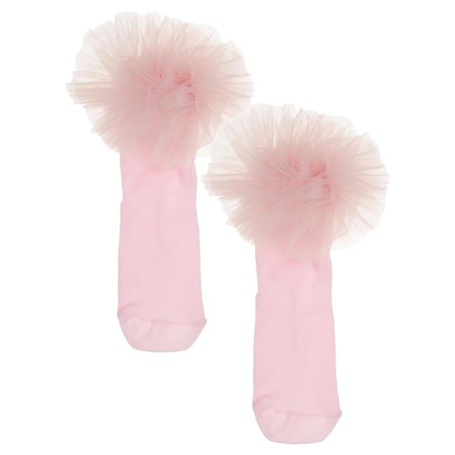 Picture of Daga Girls  Ankle Socks With Tulle - Pink