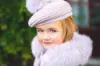 Picture of Mac Ilusion Baby Cobijar Collection Detachable Pom Pom Beret - White