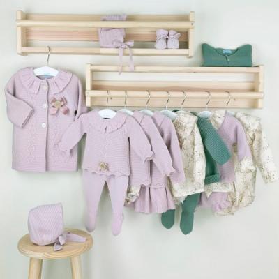 Picture of Mac Ilusion Baby Mimar Collection Girls  Knitted Sweater & Skirted Jampants Set X 2 -  Lilac 