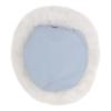 Picture of Sarah Louise Girls Winter Coat & Hat Set With Faux Fur Trim X 2 - Pale Blue Ivory