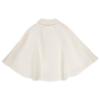 Picture of Sarah Louise Girls Winter Cape With Bow Front - Ivory