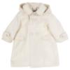 Picture of Sarah Louise Boys Traditional Winter Coat With Detachable Hood - Ivory