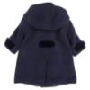 Picture of Sarah Louise Boys Traditional Winter Coat With Detachable Hood - Navy Blue