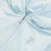 Picture of Juicy Couture Girls Diamante Zip Through Velour Hoodie - Stone Blue