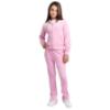 Picture of PRE ORDER Juicy Couture Girls Diamante Zip Through Velour Hoodie - Pinky Lilac Chiffon