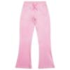 Picture of Juicy Couture Girls Diamante Bootcut Velour Jogger - Pinky Lilac Chiffon