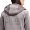 Picture of Juicy Couture Girls Diamante Zip Through Velour Hoodie - Rabbit Grey