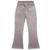 Picture of Juicy Couture Girls Diamante Bootcut Velour Jogger - Rabbit Grey