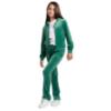 Picture of Juicy Couture Girls Diamante Bootcut Velour Jogger - Posy Green