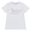 Picture of PRE ORDER Juicy Couture Girls Diamante Fitted SS Tee - Bright White 