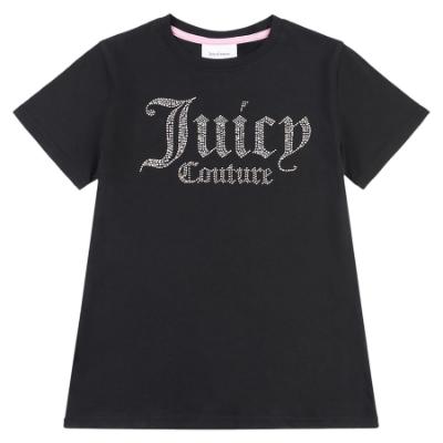 Picture of Juicy Couture Girls Diamante Fitted SS Tee - Black