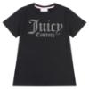 Picture of PRE ORDER Juicy Couture Girls Diamante Fitted SS Tee - Black