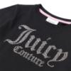 Picture of PRE ORDER Juicy Couture Girls Diamante Fitted SS Tee - Black