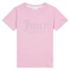 Picture of PRE ORDER Juicy Couture Girls Diamante Fitted SS Tee - Pinky Lilac Chiffon