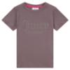 Picture of Juicy Couture Girls Diamante Fitted SS Tee - Rabbit Grey