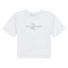 Picture of Juicy Couture Girls Glitter & Diamante Boxy Tee - Bright White 