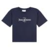 Picture of Juicy Couture Girls Glitter & Diamante Boxy Tee - Night Sky Navy