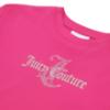 Picture of Juicy Couture Girls Glitter & Diamante Boxy Tee - Fuchsia Purple