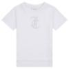 Picture of Juicy Couture Girls Tonal Diamante Tee - Bright White 