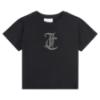 Picture of Juicy Couture Girls Tonal Diamante Tee - Black