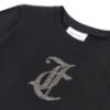 Picture of Juicy Couture Girls Tonal Diamante Tee - Black