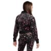 Picture of Juicy Couture Girls Leopard Print Zip Through Velour Hoodie - Black 