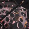 Picture of Juicy Couture Girls Leopard Print Zip Through Velour Hoodie - Black 