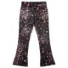 Picture of Juicy Couture Girls Deep Waistband Leopard Print Velour Jogger - Black