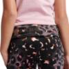 Picture of Juicy Couture Girls Deep Waistband Leopard Print Velour Jogger - Black