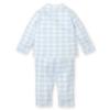 Picture of Tutto Piccolo Boys Christmas Collection Check Pyjama Set x 2 - Pale Blue