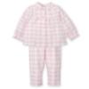 Picture of Tutto Piccolo Girls Christmas Collection Check Pyjama Set x 2 - Pale Pink