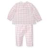 Picture of Tutto Piccolo Girls Christmas Collection Check Pyjama Set x 2 - Pale Pink