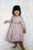 Picture of Sarah Louise Girls Smocked Ditsy Floral  Dress - Rose Pink