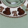 Picture of Foque Baby Boys Bear & Bunny Sweater - Winter Green