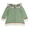 Picture of Foque Baby Girls Bear & Bunny Knitted Dress - Winter Green