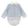 Picture of Foque Baby Boys Sweater & Check Pants Set - Pale Blue