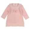 Picture of Foque Baby Girls Knitted A Line Dress - Pale Pink