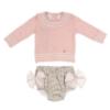 Picture of Foque Baby Girls Sweater & Liberty Jam Pants Set X 2 - Pale Pink 